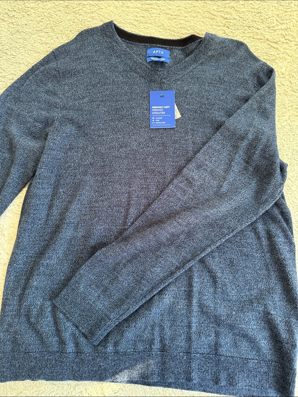 Apt. 9 Men's Charcoal Crewneck Sweater